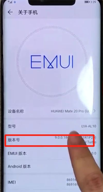 华为mate20pro中打开开发者选项的操作教程截图