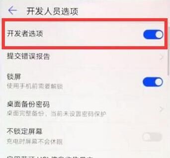 华为麦芒7查找开发人员选项的操作过程截图