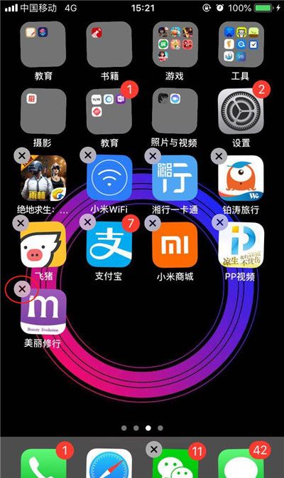 在iphonexs中卸载App的操作步骤介绍截图