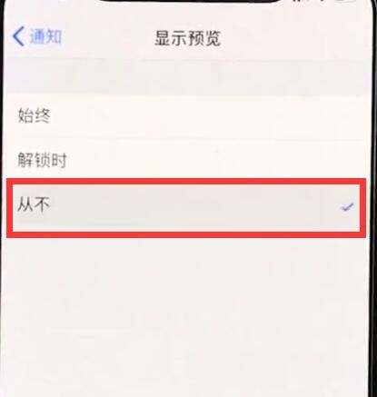 在iphonexr里关闭通知的操作过程截图