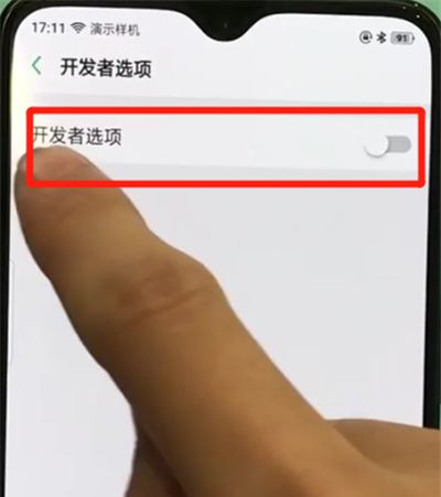 oppor17pro打开开发者选项的简单操作截图