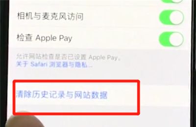 iphonexs将Safari浏览器历史记录删掉的操作过程截图