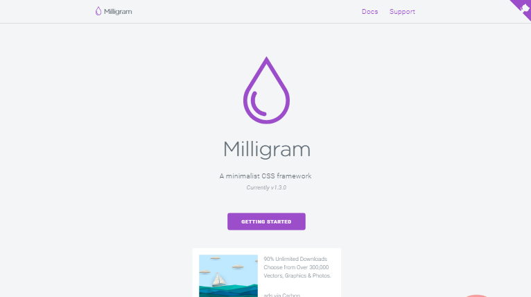 milligram css