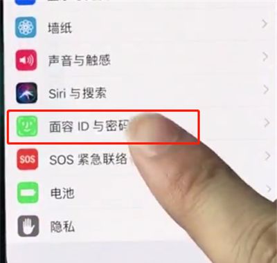 iphonexs中使用面容id的操作教程截图