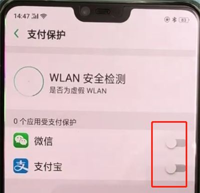 oppoa3开启支付保护功能的简单步骤截图