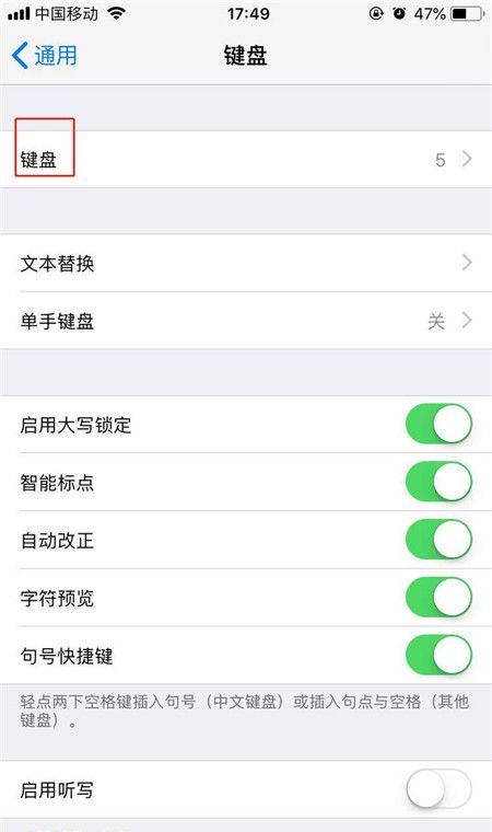 iPhonexs设置手写输入的操作过程截图