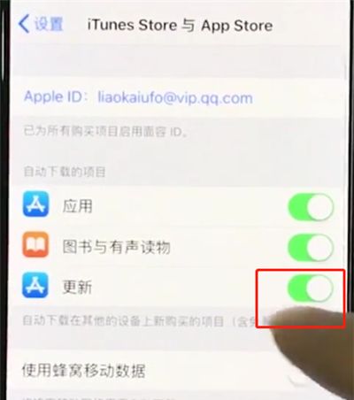 iphonexs关掉软件自动更新的图文操作截图