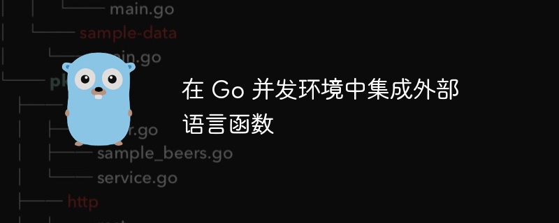 在 Go 并发环境中集成外部语言函数