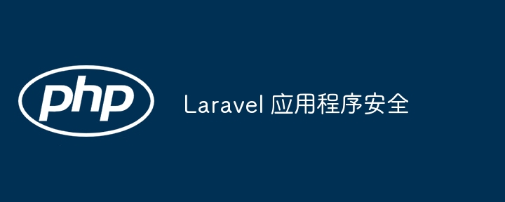 laravel 应用程序安全