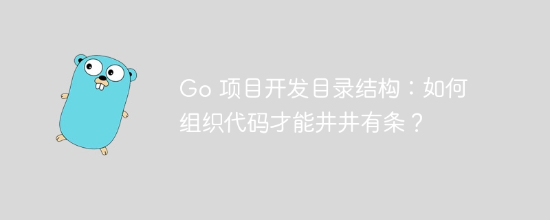 go 项目开发目录结构：如何组织代码才能井井有条？