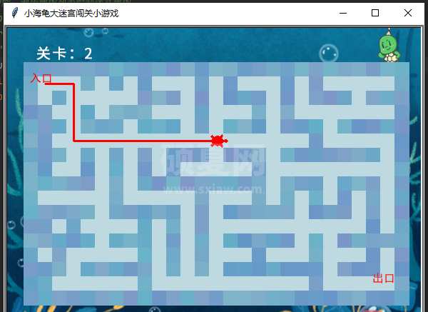 Python+Turtle怎么制作海龟迷宫小游戏